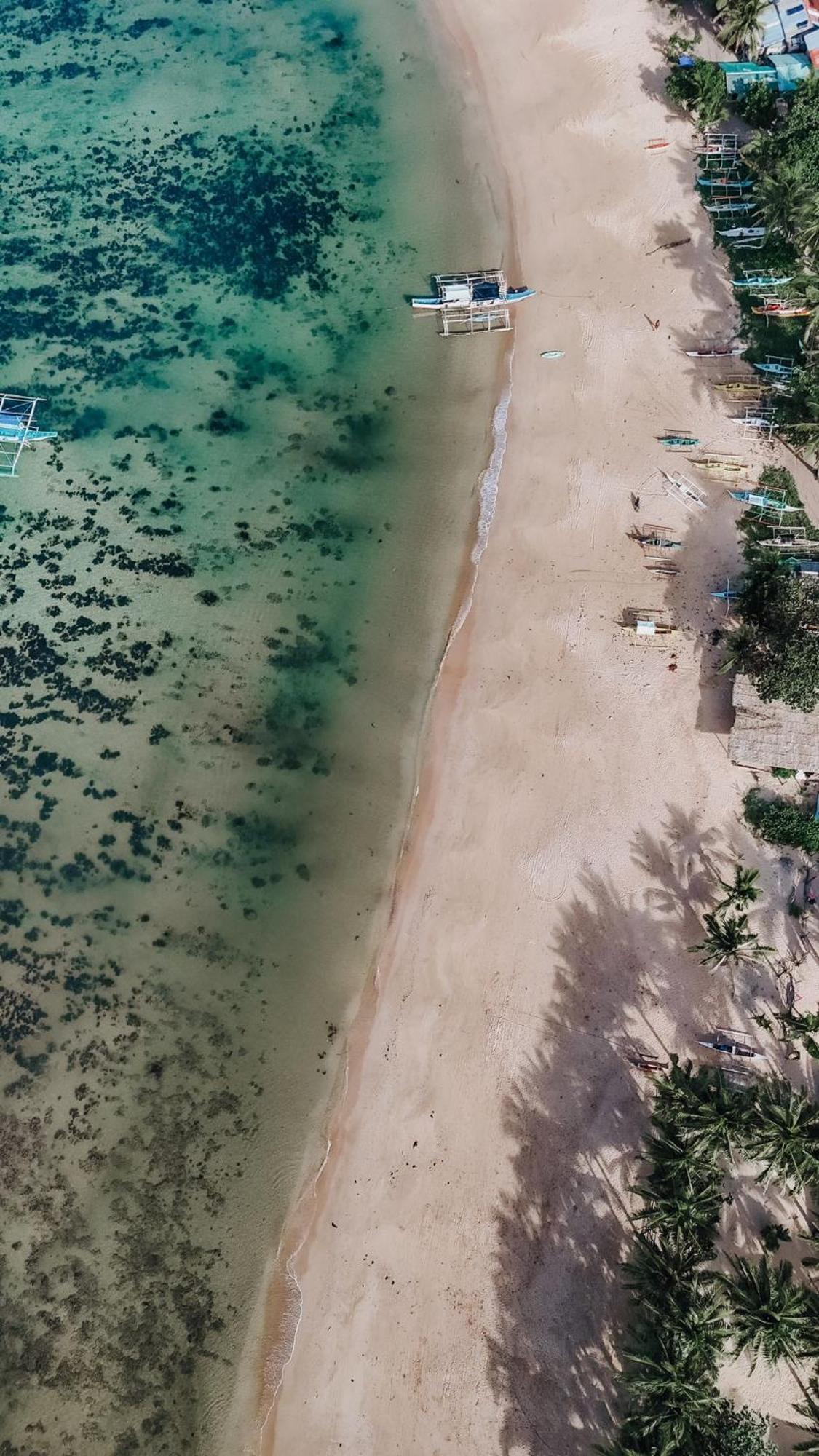 Lazy Juan Beach House Nacpan El Nido Exterior foto